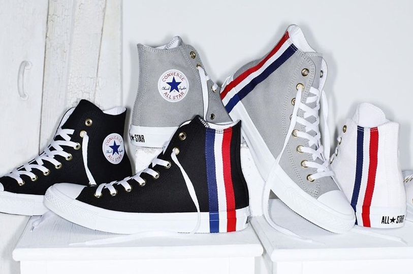 3色多码，Converse 匡威 Trico Line HI  中性高帮帆布鞋折后214.38元