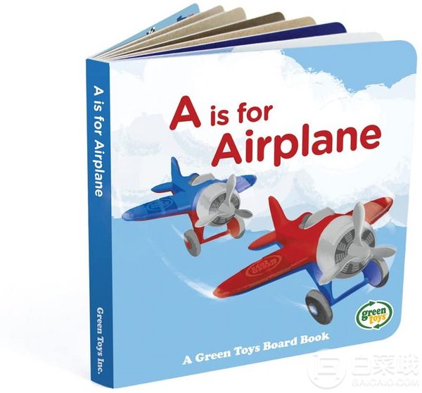 Green Toys 故事书+玩具飞机套装新低87.22元