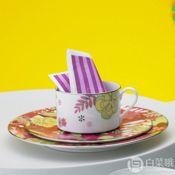 Narumi 鸣海 Floral Paradise花语系列 骨瓷咖啡杯碟组 51070-21805新低227.48元（3件9折）
