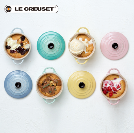Le Creuset 酷彩锅具 圆形带盖烤罐 250ml 粉色折后150.08元