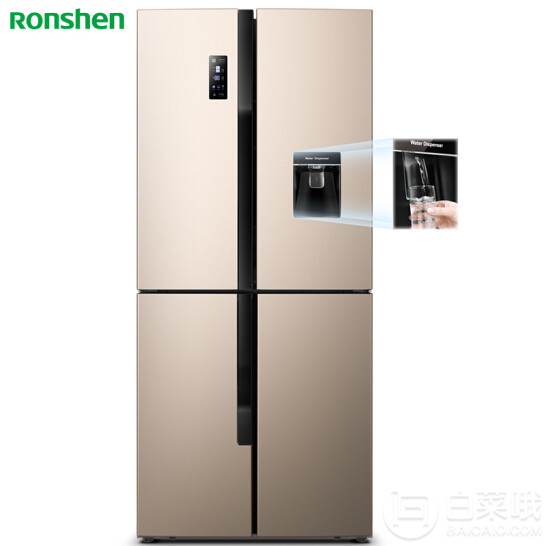 Ronshen 容声 426升 BCD-426WD13FPR 十字对开门冰箱新低3369元包邮