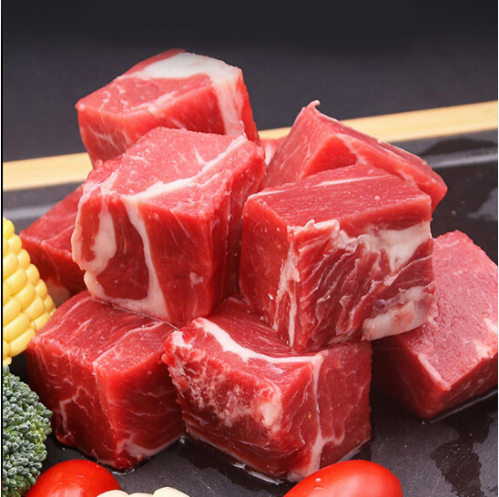 PLUS会员，大庄园 牛肉烧烤块套装(牛肉300g/辣椒粉10g/撒料20g/蘸料20g/竹签)*4件101.02元包邮（25.26元/份）