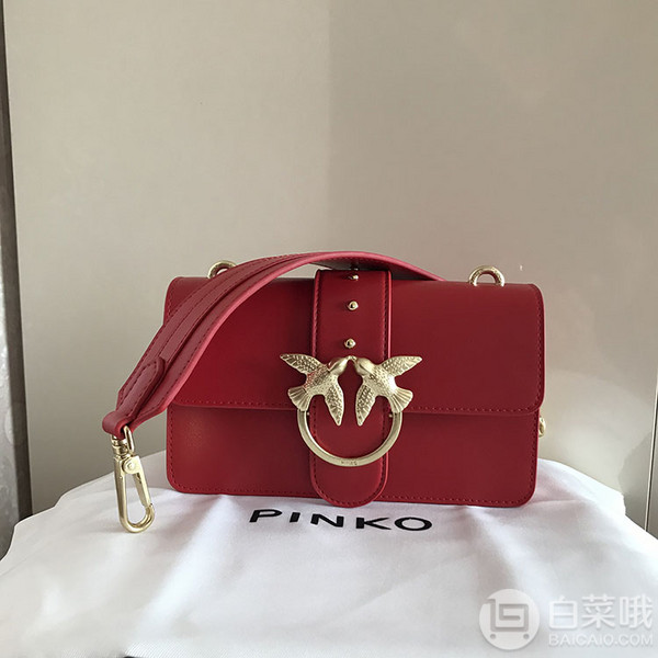 PINKO 品高 Mini Love Simply 4 女士单肩背包（20.8*6*12.8cm）新低992.49元