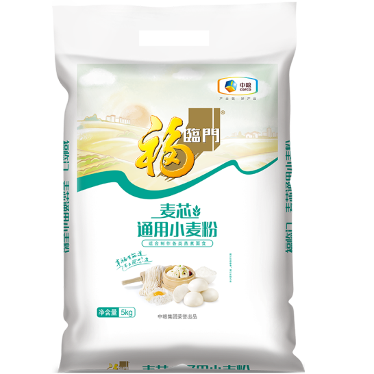 福临门 家用小麦粉 中筋粉 5KG16.6元（需凑单）