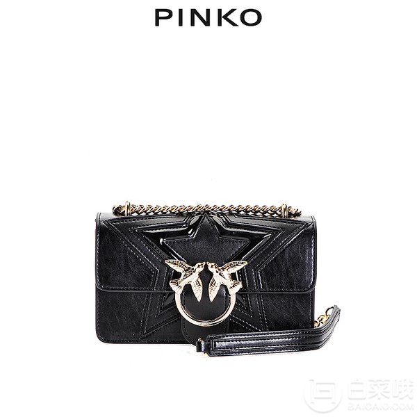 2020新款，Pinko 品高 Mini Love系列 女士摇滚迷你燕子包 1P21Q81210.37元（天猫旗舰店3950元）