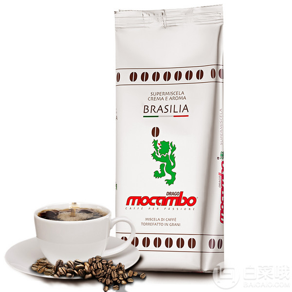 <span>白菜！</span>德国进口，Drago Mocambo GmbH 德拉戈·莫卡波 巴西利亚咖啡豆 1000g*2168.8元包邮