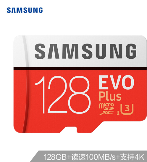 PLUS会员，Samsung 三星 EVO Plus TF卡/MicroSD存储卡 128GB89.9元（需领券）