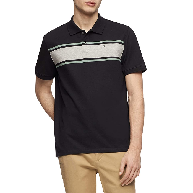 Calvin Klein 卡尔文·克莱恩 男士珠地棉短袖Polo衫185.79元