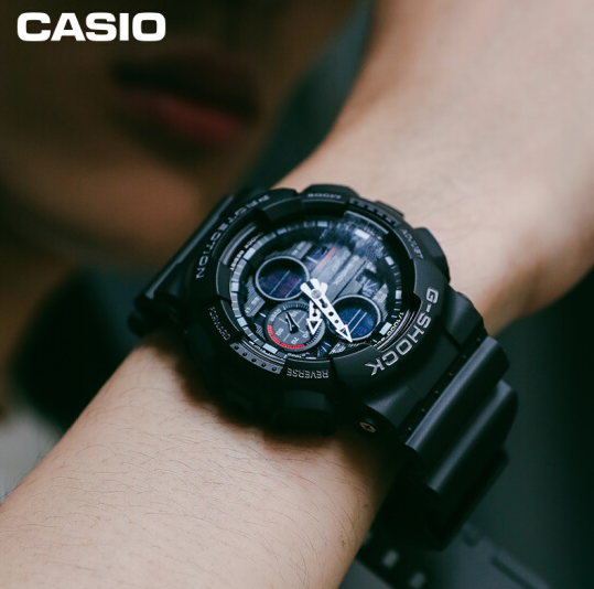 Casio 卡西欧 G-Shock系列 GA-140-1A1ER 男士多功能防水石英手表新低497.54元