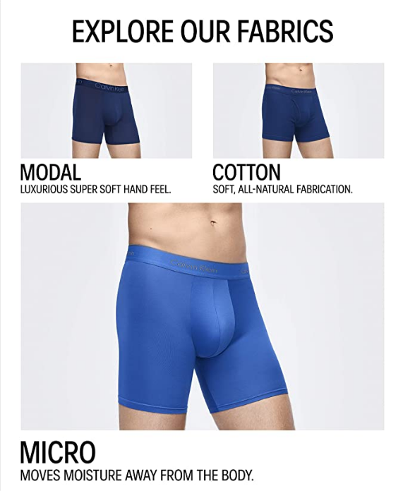 XL码，Calvin Klein 卡尔文·克莱恩 Micro Plus 男士平角内裤3条装113.05元