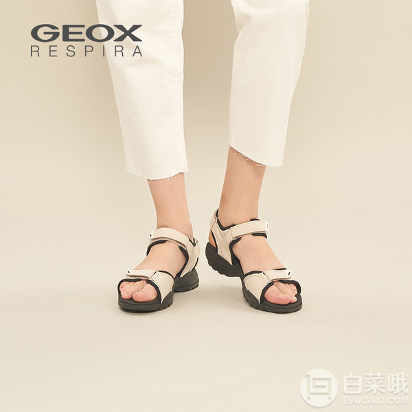 2020新款，Geox 健乐士 D Borealis A 女士魔术贴凉鞋折后298.35元（3件92折）