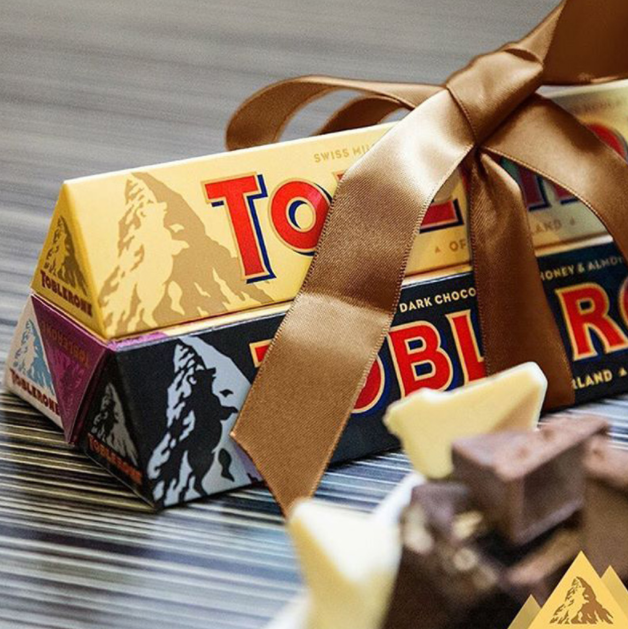 原装进口，Toblerone 瑞士三角 巧克力 100g*4盒 赠巧克力硅胶模具39.9元包邮（需领券）