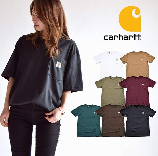 销量第一，Carhartt K87 男士纯棉口袋短袖T恤新低84.83元