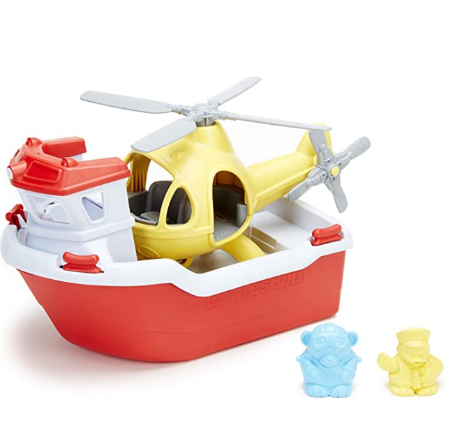 Green Toys 救生艇+直升飞机玩具套组新低96.72元
