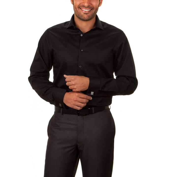 多色多码，Calvin Klein 男士免烫修身衬衫 33K3583123.84元