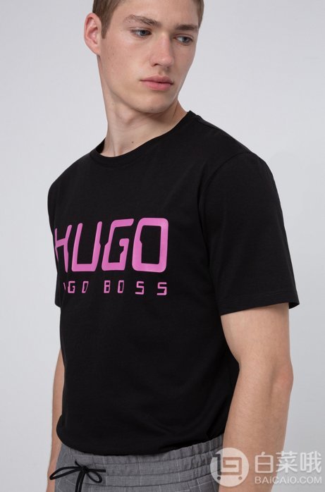 HUGO hugo boss 雨果博斯 Dolive203 男士圆领短袖T恤215.37元