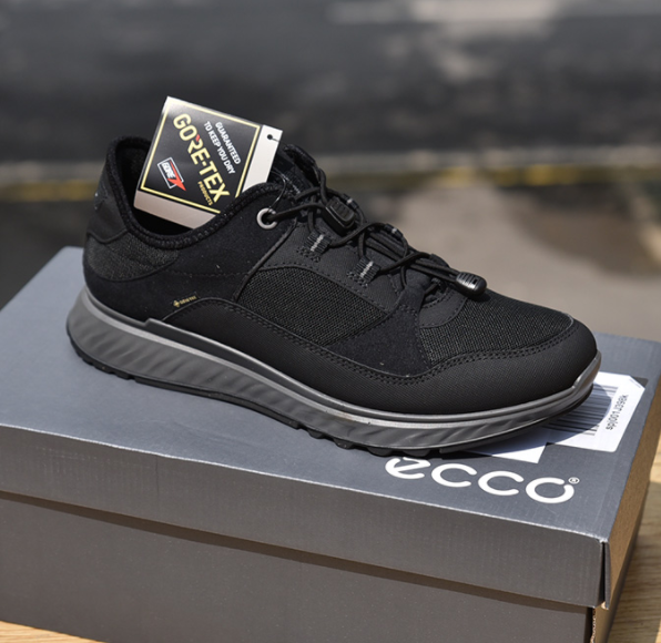 38码，ECCO 爱步 2020年新款 Exostride突破系列 女士GTX防水系带运动鞋459.55元