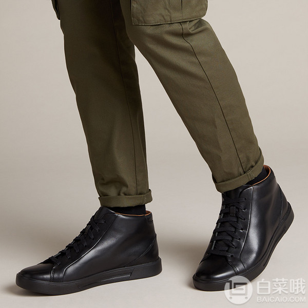 高端Un系列，Clarks 其乐 Un Costa Mid 男士加绒高帮休闲板鞋新低335.99元