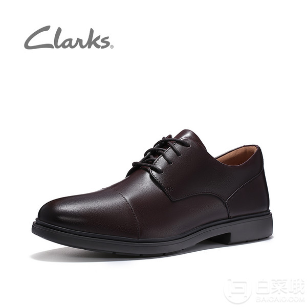 Clarks 其乐 Un高端系列 Tailor Cap 男士真皮休闲皮鞋新低354.73元（天猫旗舰店折后1369元）