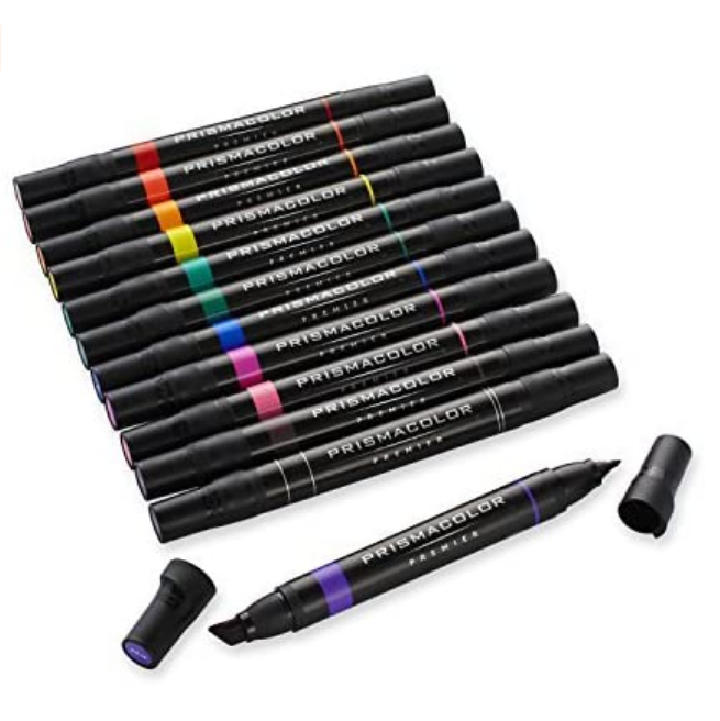 美國Sanford旗下，Prismacolor 霹靂馬 3620 Premier 雙頭彩色馬克筆 12色131.95元