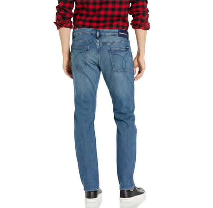 单件包邮，Calvin Klein 卡尔文·克莱恩 男士修身牛仔裤 41H3971新低161.91元
