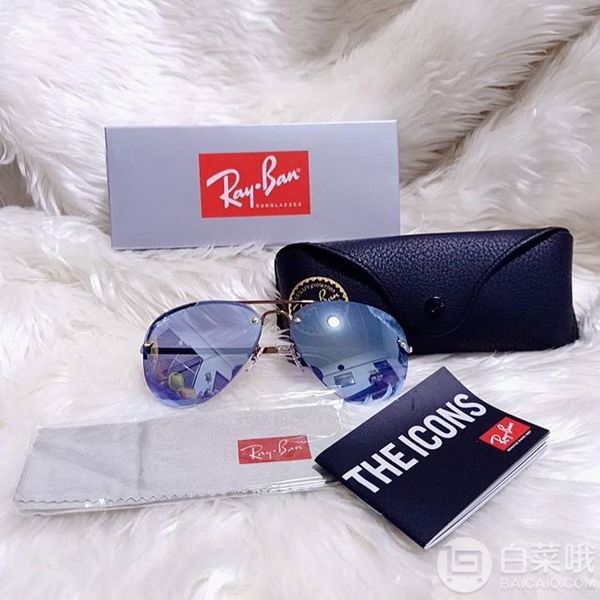 Ray-Ban 雷朋 中性款简约蛤蟆太阳镜 0RB3449新低584.23元（天猫旗舰店1480元）