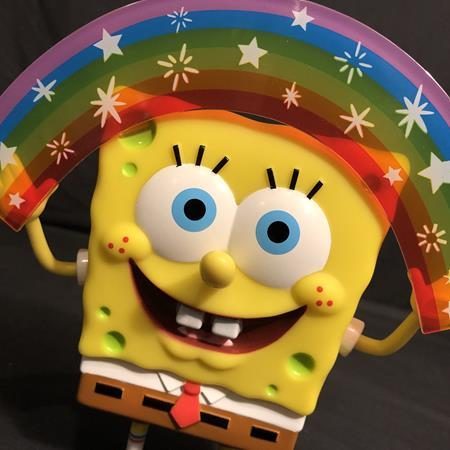 SpongeBob SquarePants 正版nickelodeon 彩虹海绵宝宝手办 8英寸158.21元