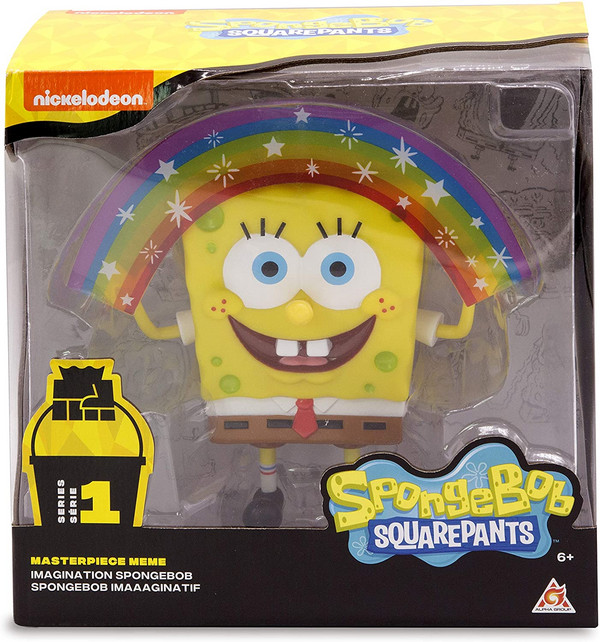 SpongeBob SquarePants 正版nickelodeon 彩虹海绵宝宝手办 8英寸155.66元