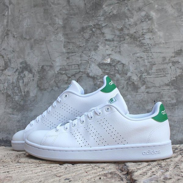 Adidas Originals 阿迪达斯 ADVANTAGE COURT 复古小白鞋 绿尾 F36424199元包邮
