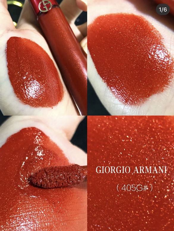 解禁直邮，Giorgio Armani 阿玛尼 红管琉金系列唇釉 #405G凑单直邮到手177.72元
