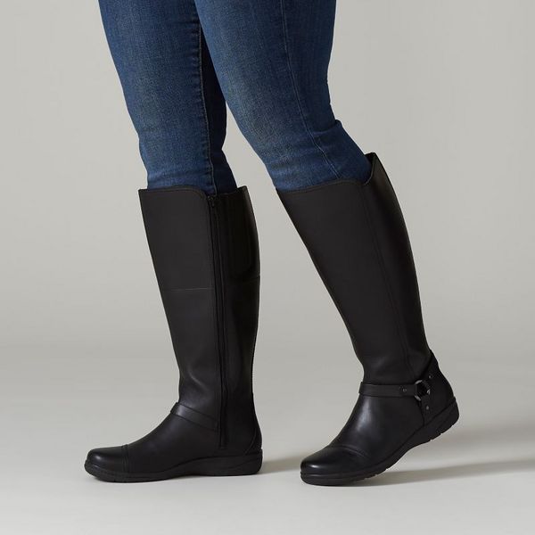 <span>白菜！</span>US5.5碼，Clarks 其樂 Cheyn Lindie 女士真皮高筒長靴新低266.23元