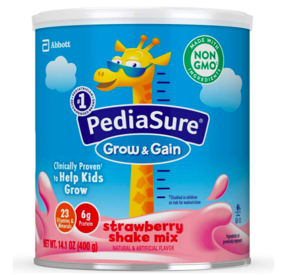 美国雅培 PediaSure 小安素助成长婴幼儿营养奶粉400g*3罐 三种口味折后新低177.62元（3件9折）