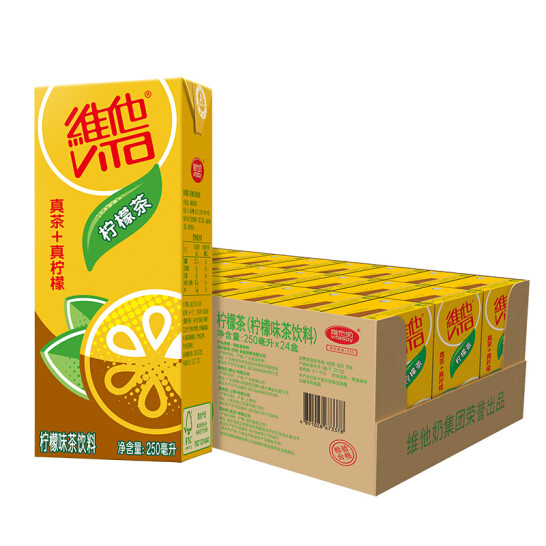 ViTa 维他奶 维他冰爽柠檬茶250ml*24盒*4箱139.68元（￥1.46/盒）