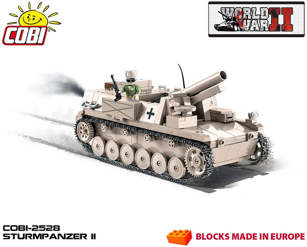 Cobi Historical历史系列 2528 德国Sturmpanzer II 二号突击坦克/野牛新低320元