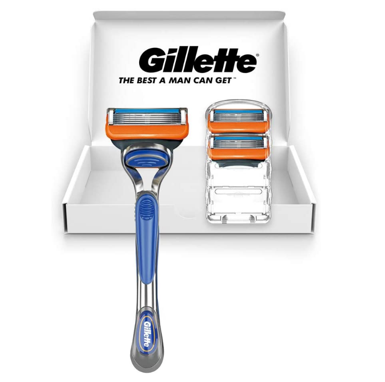 Gillette 吉列  fusion5+1 锋隐 手动剃须刀套组（1刀架+3刀头）折后89.29元（3件9折）