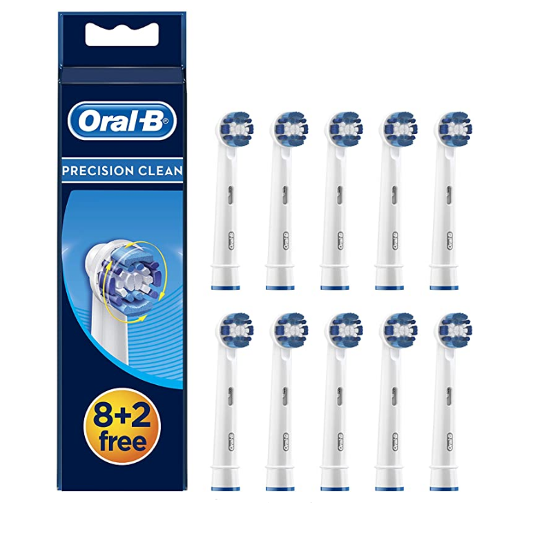 单件免邮，Oral-B 欧乐B Precision Clean 精密型清洁刷头*10支折后162.28元（3件92折）