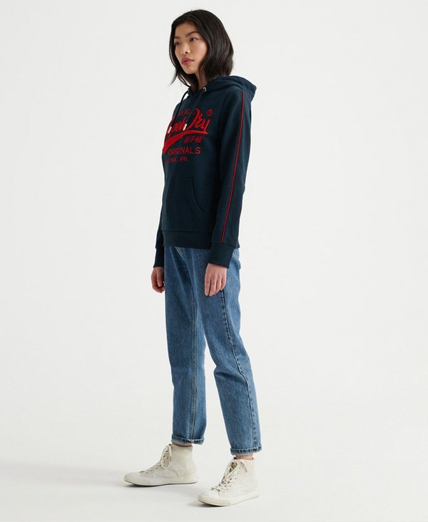 Superdry 极度干燥 Real Originals Piping 女士连帽卫衣283.61元（官网800元）