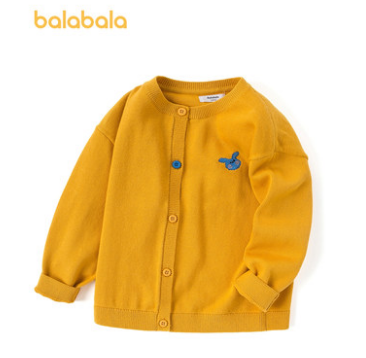 巴拉巴拉 2020新款 女童小童中领套头毛衣针织衫 90~130cm59.9元包邮（需领券）