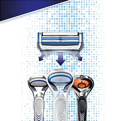 Gillette 吉列 SKIN 云感 剃须刀头 14枚装折后新低192.1元（3件92折）