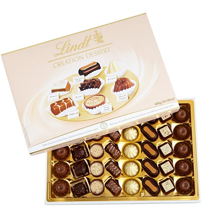 Lindt 瑞士莲 创意甜点巧克力礼盒 400g史低138元（3件92折）