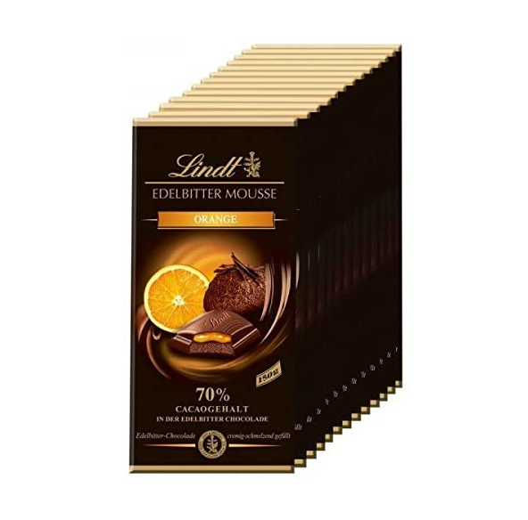 Lindt 瑞士莲 薄荷慕斯夹心黑巧克力 150g*13件（共1950g）新低262.66元