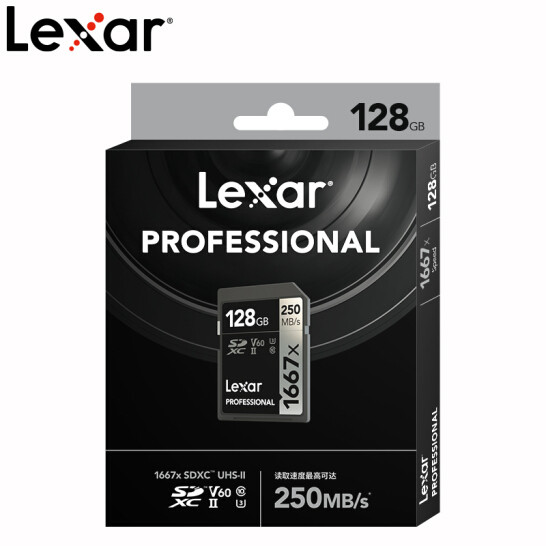 Lexar 雷克沙 1667x Pro UHS-II SD存储卡 128GB新低200.93元