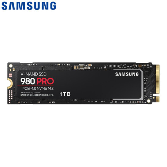 SAMSUNG 三星 980 PRO NVMe M.2 固态硬盘 1TB新低1436元