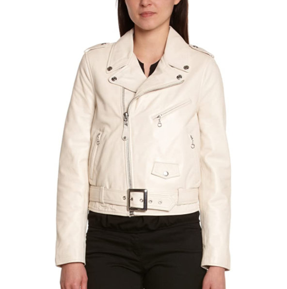 降￥219新低！经典美国皮衣品牌，Schott NYC LCW8600 女士真皮机车夹克 XS码新低863.85元