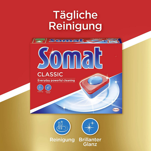 德国汉高出品， Somat 经典洗碗机用洗涤块 150粒92.58元（可3件92折）