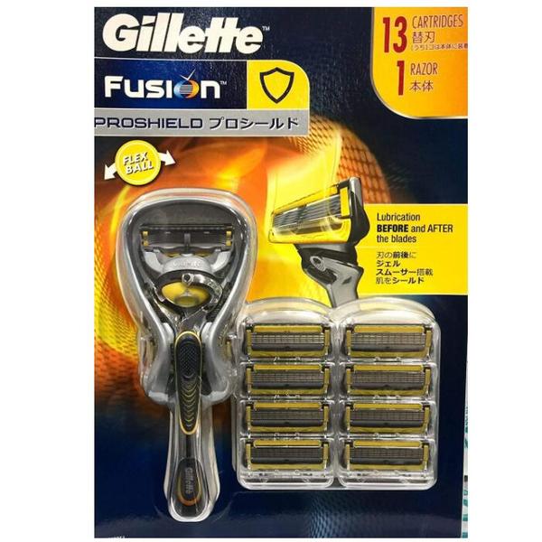 直邮无税！Gillette 吉列 锋隐致护男士手动剃须刀 1刀架+13刀头新低225.3元