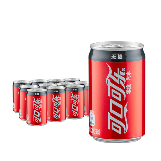 Cocacola 可口可乐  零度可乐 200ml*24罐*2件58.26元（1.2元/听）