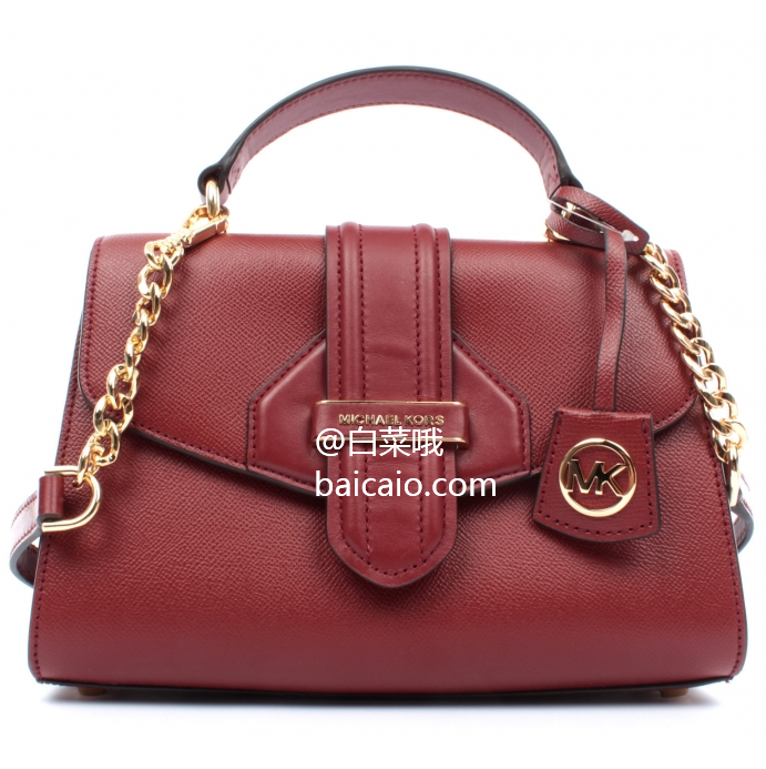 Michael Kors 迈克·科尔斯 Bleeker 女式皮革单肩手提包 30F9G0BS1L新低968.33元包税包邮