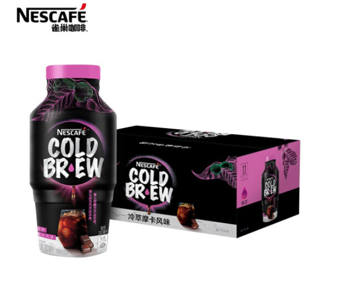 Nescafe 雀巢咖啡 COLDBREW冷萃摩卡咖啡 280ML*15瓶98.9元包邮（需领券）