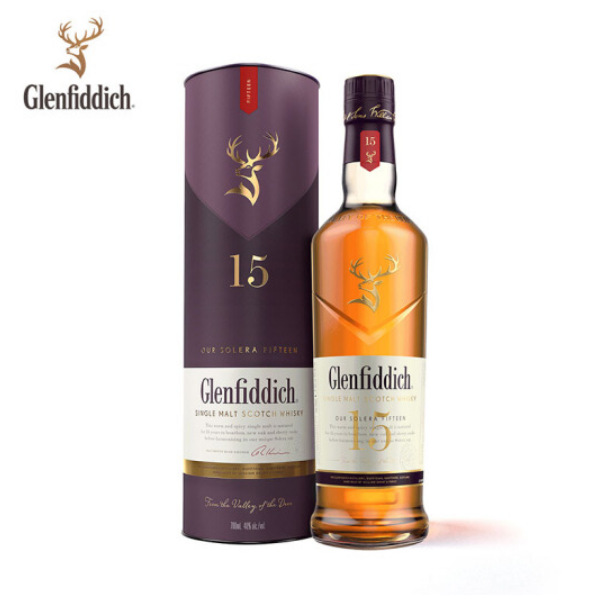 Glenfiddich 格兰菲迪 15年 苏格兰单一麦芽威士忌 700ml318元包邮（需领券）